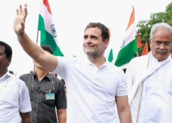 भारत जोड़ो यात्रा  में शामिल हुए भूपेश बघेल