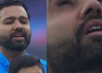 IND vs PAK T20 WC 2022 : राष्ट्रगान के दौरान भावुक हुए रोहित शर्मा, खुद को संभाला लेकिन वायरल हुआ मोमेंट