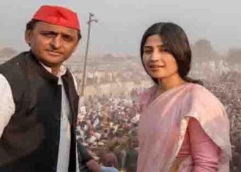 Akhilesh yadav- Dimple yadav