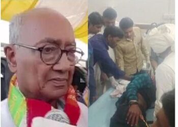 Digvijay Singh youth collision police seized car