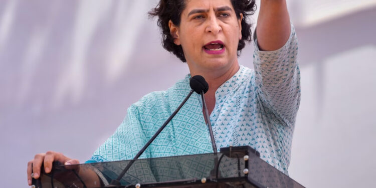 मध्यप्रदेश में विंध्य महाकौशल से कांग्रेस करेगी अपने चुनावी अभियान का शंखनाद, प्रियंका गांधी की रैली ,जुटेंगे 1 लाख लोग