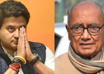 दो महाराजाओं के बीच छिड़ी जंग, सिंधिया ने कार्यकर्ता से दुर्व्यवहार करने पर दिग्विजय को घेरा