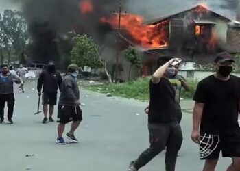 शाह के दौरे से पहले मणिपुर में हिंसा,तीन दर्जन से अधिक उग्रवादी ढेर