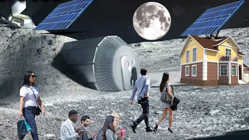 चांद पर घर
