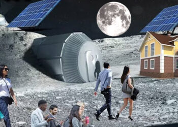 चांद पर घर