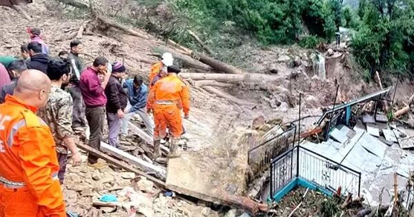 Shiv temple collapses