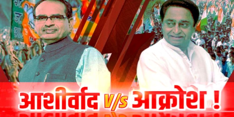 BJP Jan Ashirwad Congress Jan Aakrosh Yatra