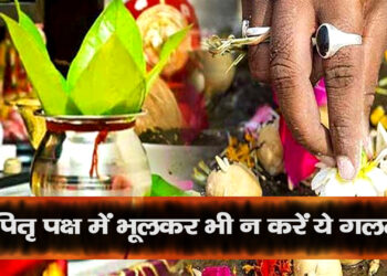 पितृ पक्ष में भूलकर भी ये न करें ये गलती