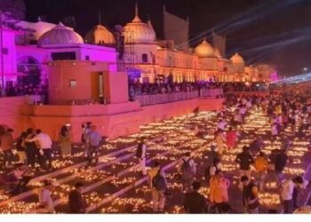 Adhyodhya grand historical festival of lights small Diwali CM Yogi Adityanath