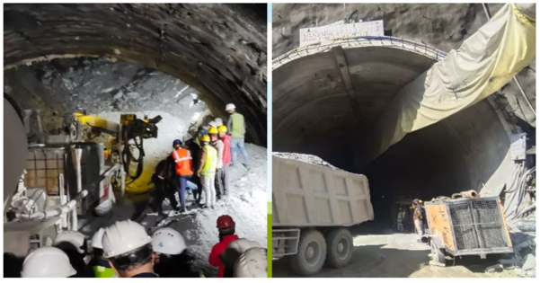 Workers trapped in Uttarakhand Uttarkashi Silkyara tunnel