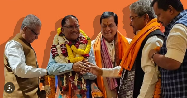 Chhattisgarh BJP Legislature Party meeting Vishnudev with CM