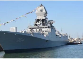 Indian Navy Arabian Sea Warship Cargo Ship Chem Pluto