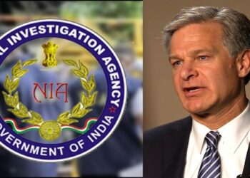 US Intelligence Security Agency Bureau of Investigation FBI Chief Christopher India