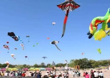 Ahmedabad Sabarmati Gujarat International Kite Festival 2024 inaugurated by CM Bhupendra Patel