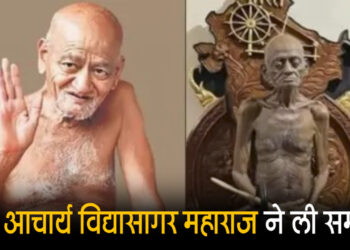 संत आचार्य विद्यासागर महाराज ने ली समाधि