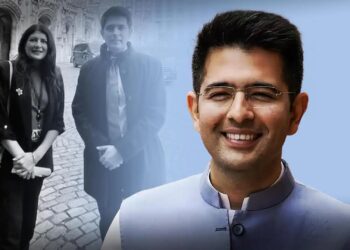 ऱाघव चड्डा की एक तस्वीर पर मचा बवाल