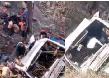 Jammu Poonch National Highway horrific accident UP bus ditches 21 devotees killed