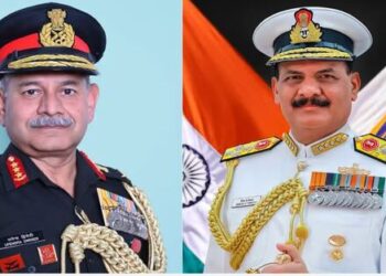 Lieutenant General Upendra Dwivedi Indian Army Chief Admiral Dinesh Kumar Tripathi Navy Chief
