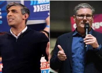 Election Britain Rishi Sunak new Prime Minister Keir Starmer Labor Party