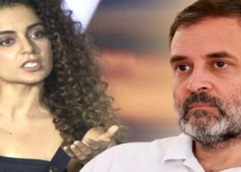BJP MP Kangana Ranaut Lok Sabha Leader of Opposition Rahul Gandhi