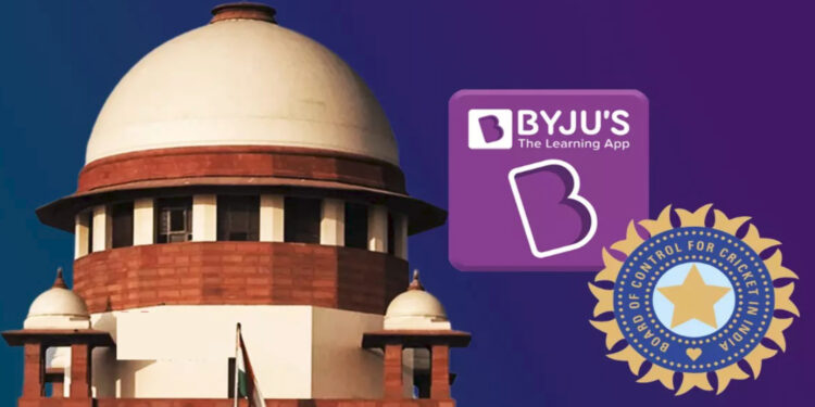 “BYJU’S VS BCCI”…सुप्रीम कोर्ट ने NCLAT के दिवाला आदेश पर लगाई रोक