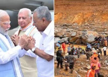 PM Modi का वायनाड दौरा प्रभावित इलाको का किया दौरा