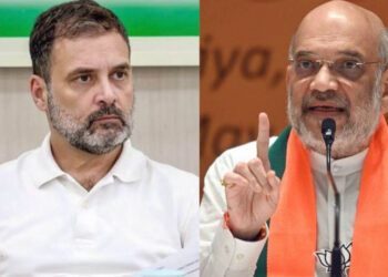 रेवाड़ी की चुनावी सभा में राहुल गांधी पर बरसे शाह…और दी ये चुनौती..