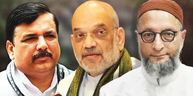 वक्फ संशोधन बिल पर फिर बवाल…बाहर बयान क्यों दे रहे..जब बैठक में ओवैसी और संजय सिंह ने किए शाह से सवाल