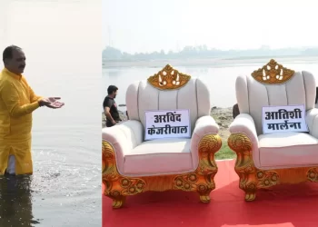 दिल्ली में प्रदूषण पर चढ़ा सियासी पारा…बीजेपी का तंज…2015 से अब तक केजरीवाल ने नहीं लगाई यमुना में डुबकी…
