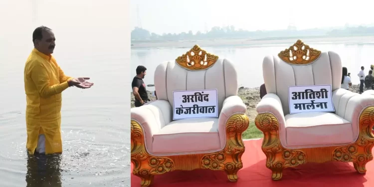 दिल्ली में प्रदूषण पर चढ़ा सियासी पारा…बीजेपी का तंज…2015 से अब तक केजरीवाल ने नहीं लगाई यमुना में डुबकी…