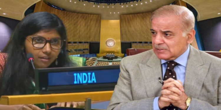 पाक का कश्मीर राग…! क्या है शहबाज की चाल ? UN में भारत ने की पाकिस्तान की जोरदार धुलाई…!