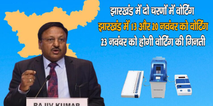 चुनाव की बेला….महाराष्ट्र एक और झारखंड दो चरण में वोटिंग, 23नवंबर को नतीजे एक साथ आएंगे, 48 विधानसभा सीट पर उप चुनाव का भी ऐलान