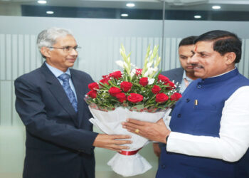 Madhya Pradesh Chief Minister Mohan Yadav returns from his foreign tour