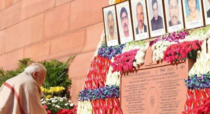 On the 23rd anniversary of the attack on Parliament the President and the Prime Minister paid tribute to the martyred soldiers