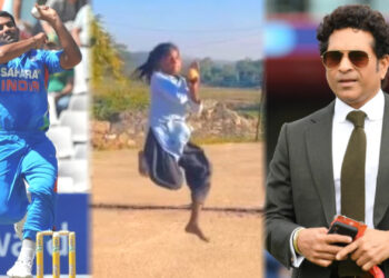 जहीर खान जैसी गेंदबाजी कर रही ये छोटी लड़की…सचिन भी हुए कायल