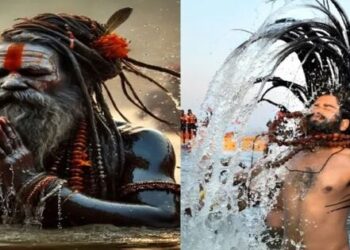 Mahashivratri Mahakumbh Last Amrit Bath Prayagraj Devotee Saint Mahatma