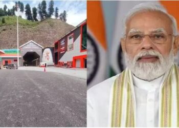 Prime Minister Narendra Modi Jammu Kashmir Sonmarg Tunnel CM Omar Abdullah