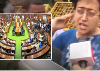 Delhi Aam Aadmi Party expelled MLA stopped at the entrance of Delhi Assembly