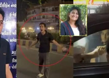 Vadodara में पैसे वाले नशेड़ियों ने 8 लोगों को 120 की स्पीड से टक्कर मारी हादसे में तीन से चार लोग गंभीर