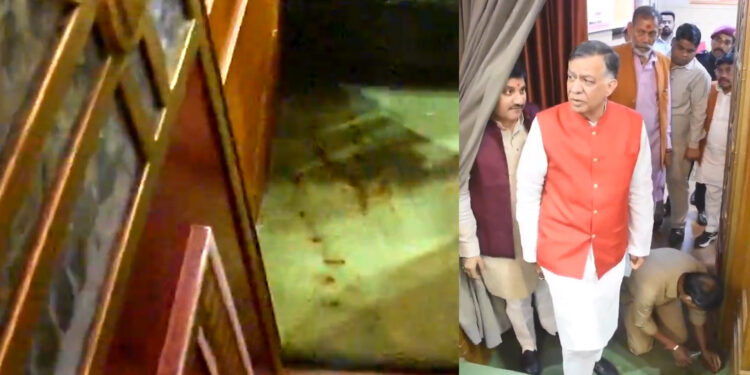 UP Assembly में किसी विधायक ने गुटखा खाकर की गंदगी, अध्यक्ष सतीश महाना ने दी वार्निंग