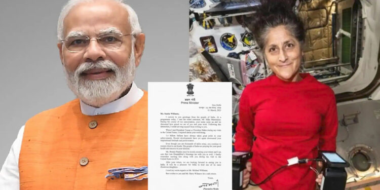 धरती पर वापसी के बाद भारत आएंगी सुनीता विलियम्स! पीएम मोदी ने ‘देश की बेटी’ को लिखी चिट्ठी