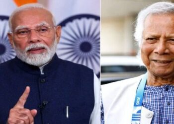 Bilateral meeting between Indian Prime Minister Modi and Muhammad Yunus