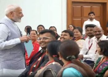 PM Mudra Yojana completes ten years PM Modi interacts with beneficiaries