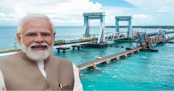 PM Narendra Modi inaugurated the Rameswaram Pamban Rail Bridge on Ram Navami