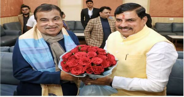 Union Minister Nitin Gadkari Madhya Pradesh Chief Minister Dr Mohan Yadav are going to inaugurate new road projects