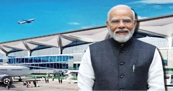 Airport terminal building is ready in Patna which will have 64 check in counters and multi level