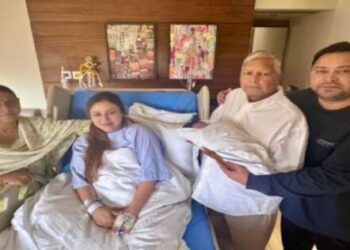 Lalu Yadav and Rabri Devi named their grandson