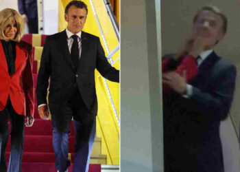 Emmanuel Macron: पत्नी ब्रिगिट मैक्रों ने राष्ट्रपति को दिया धक्का? जानिए वायरल वीडियो का सच