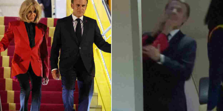 Emmanuel Macron: पत्नी ब्रिगिट मैक्रों ने राष्ट्रपति को दिया धक्का? जानिए वायरल वीडियो का सच