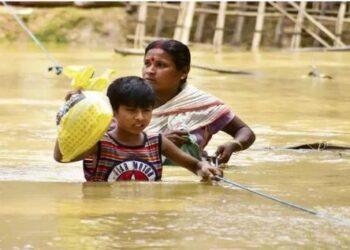 Flood threat deepens in Nalanda many villages submerged due to rising water level of Falgu river